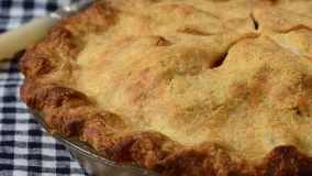 Apple Pie Recipe Demonstration پای سیب