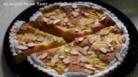 Almond-Pear Tart - Taste of France - پای گلابی