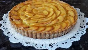 French Apple Pie Tartپای سیب