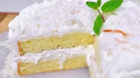 کیک نارگیل روسی