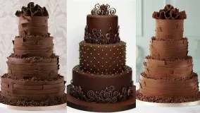 کیک شکلاتی چند طبقه 