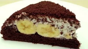کیک موز و شکلات لذیذ 4