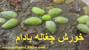 آشپزی ایرانی - خورش چغاله بادام-غذای فصل بهار