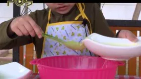 آشپزی کودک -  تهیه شیرینی نارگیل توسط کودکان