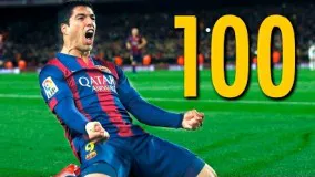 تمام 100 گل  سوارز برای بارسلونا
