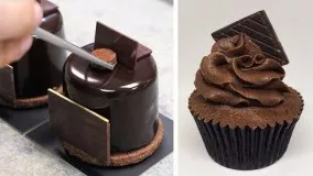 آموزش شیرینی پزی-تهیه کیک شکلاتی و ایده تزییین 2018