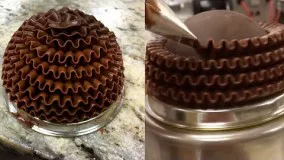 آموزش شیرینی پزی-تهیه کیک شکلاتی و ایده تزییین 2018-با فوندانت