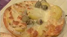 آشپزی مدرن-تهیه پیتزای زیتون با سیب زمینی