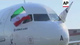 Iran's first new Airbus jetliner lands