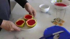 آشپزی مدرن-دسر به شکل هندوانه