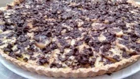 غذای رمضان-تهیه تارت موز و شکلات لذیذ-دسر ماه رمضان