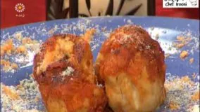 آشپزی مدرن-تهیه حلقه های مرغ سوخاری