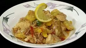 آشپزی آسان-تهیه گوشت مرغ با اناناس