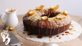 غذای رمضان-تهیه کیک خرما خوش طعم و زیبا-شیرینی ماه رمضان