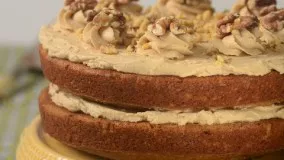 شیرینی ماه رمضان-تهیه کیک گردو و قهوه-دسر ماه رمضان