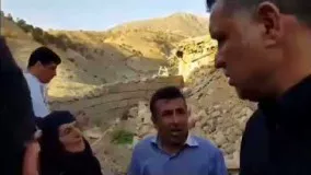 علي دايي در جمع مردم زلزله زده کرمانشاه