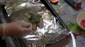 آشپزی ساده-ماهی روغن با سس پستو 　