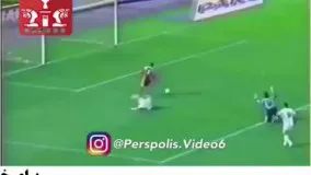 مهار پنالتی علی دایی توسط علیرضا حقیقی در اولین بازیش در لیگ برتر