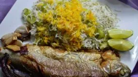 آشپزی ایرانی-سبزی پلو با ماهی -لذیذ و مفید