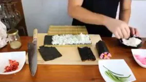 آشپزی مدرن-آموزش تهیه سوشی