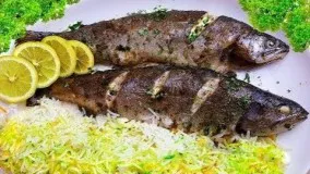 آشپزی ایرانی-ماهی در فر-کم کالری و پر خاصیت