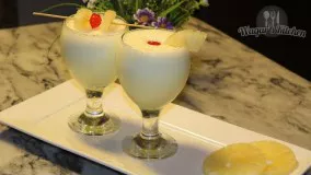 نوشیدنی سرد-تهیه میلک شیک آناناس