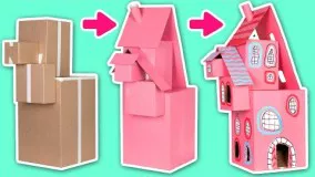 برنامه جعبه کاردستی در سایت جعبه-ساختن خانه با کارتن-کارتون جعبه کاردستی 