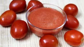 آشپزی ایرانی - آموزش درست کردن پوره گوجه برای انواع خورش ها