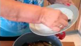 آموزش آشپزی-برنج با بادمجان و گوجه فرنگی و گوشت چرخ شده