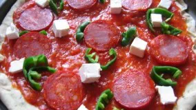 آشپزی مدرن - آموزش درست کردن پیتزا چوریزو(سوسیس)