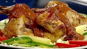 آشپزی ایرانی - مرغ لذیذ با سلاد