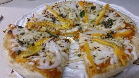 آشپزی مدرن- پیتزا سبزیجات