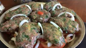 آشپزی ایرانی-تهیه لقمه كباب ناب 