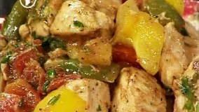 آشپزی آسان - خوراک انبه با گوشت مرغ