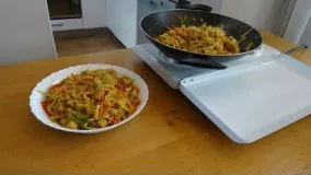 آشپزی آسان- غذای چینی با مرغ