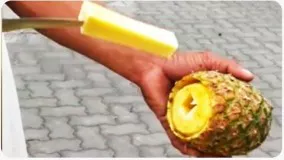 آشپزی مدرن-برش آناناس حرفه ای