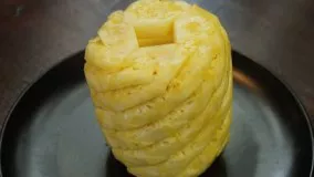 آشپزی مدرن-چگونه آناناس را برش بزنیم ؟