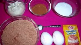 آموزش شیرینی پزی - نان شیرین با گردو و دارچین