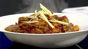 هنر آشپزی-تهیه خوراک گوشت مرغ با سبزیجات