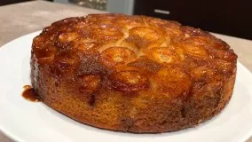 کیک پزی-تهیه کیک موز و کارامل