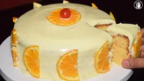 کیک پزی-کیک پرتقالی بدون فر