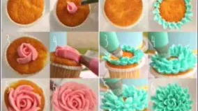 کیک پزی-تزیین کیک ساده و آسان