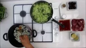 آشپزی ایرانی-طرز تهیه خورشت قرمه سبزی