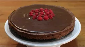 کیک پزی-تهیه چیز کیک شکلاتی