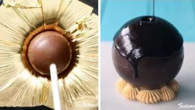کیک پزی-تزیین کیک شکلاتی 2018