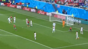 خلاصه بازی مراکش 0 - ایران 1 (جام جهانی روسیه)