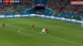 گل دیگو کاست بازی اسپانیا پرتغال (گل دوم کاستا)