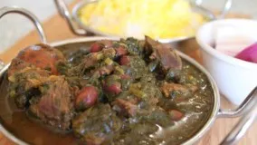 آشپزی ایرانی-تهیه قرمه سبزی مجلسی