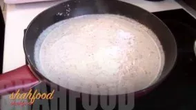 آشپزی مدرن-درست کردن پاستا با سس چهار پنیر
