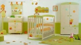 دکوراسیون اتاق نوزاد-دکوراسیون اتاق کودک با رنگ سبز